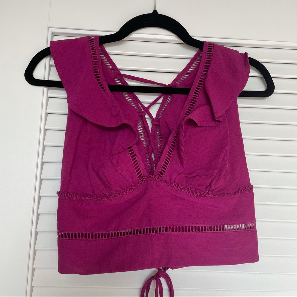 FREE PEOPLE CROP TANK TOP